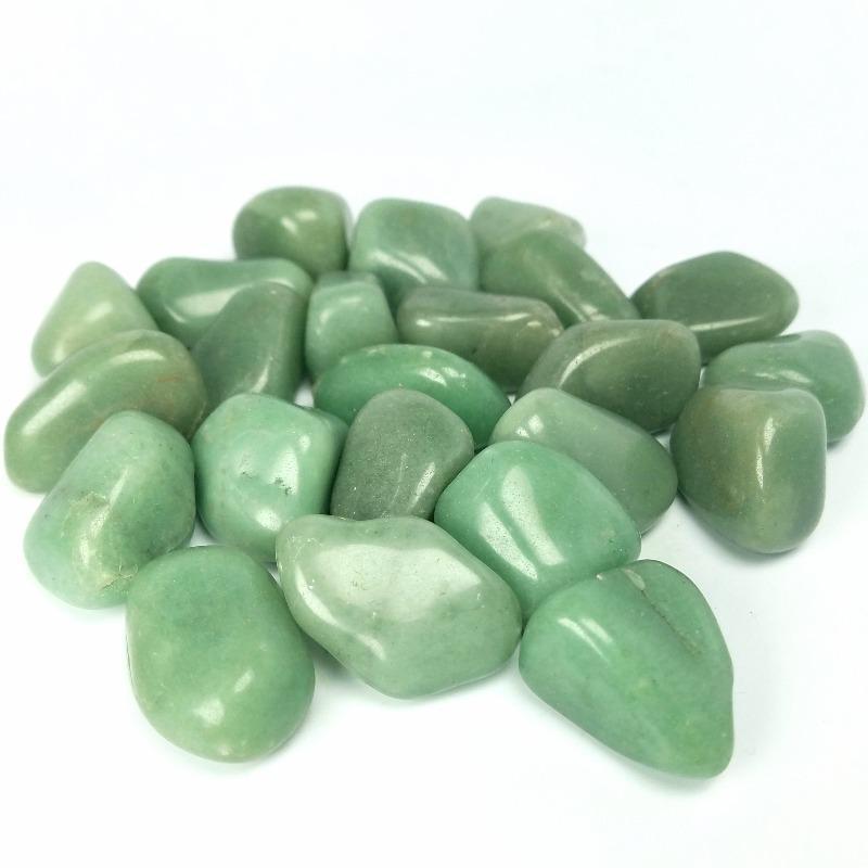 Polished Green Aventurine Tumble Stone || Prosperity, Heart Chakra, Inner Healing || China