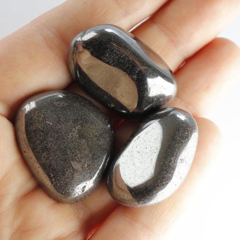 Polished Hematite Tumbled Stones || Grounding & Manifestation || Brazil-Nature's Treasures