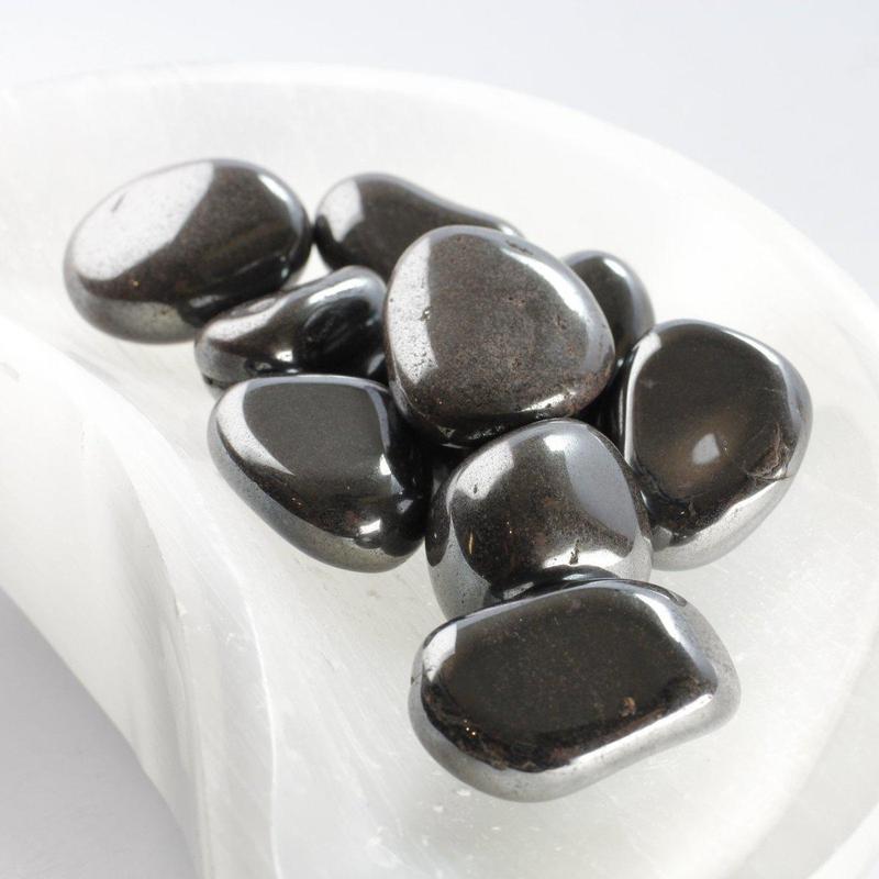 Polished Hematite Tumbled Stones || Grounding & Manifestation || Brazil