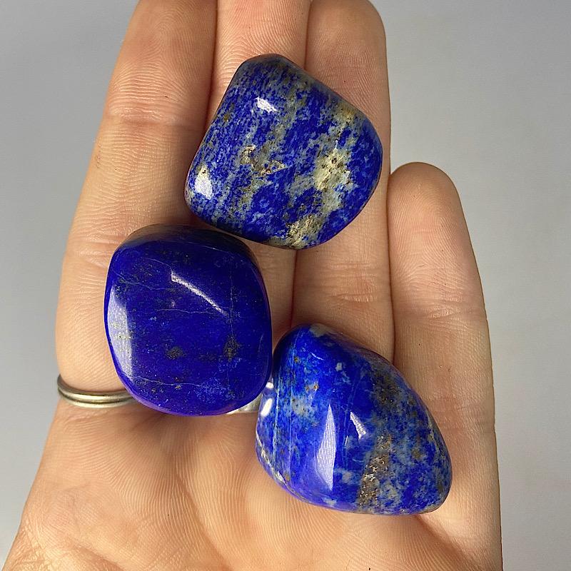 Polished Lapis Lazuli Tumble Stone || Wisdom, Truth, Psychic Enhancement || Afghanistan-Nature's Treasures