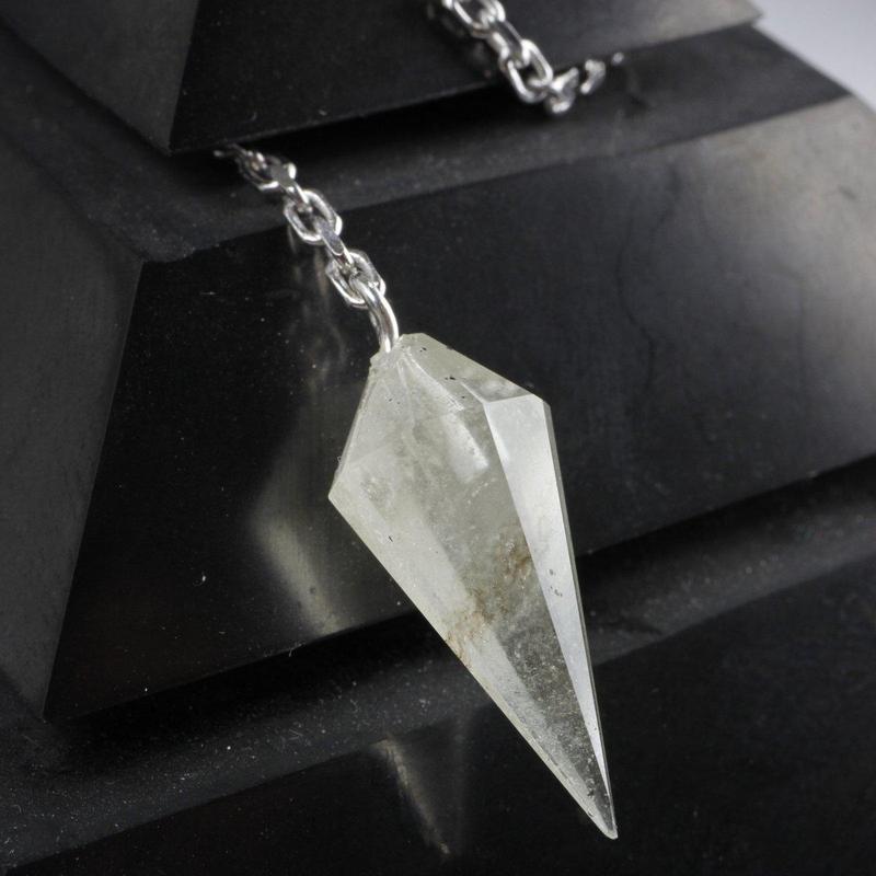 Polished Libyan Desert Glass Pendulums || .925 Sterling Silver Chain-Nature's Treasures