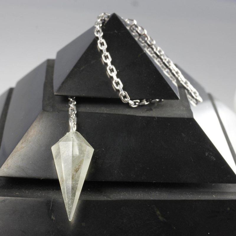 Polished Libyan Desert Glass Pendulums || .925 Sterling Silver Chain-Nature's Treasures