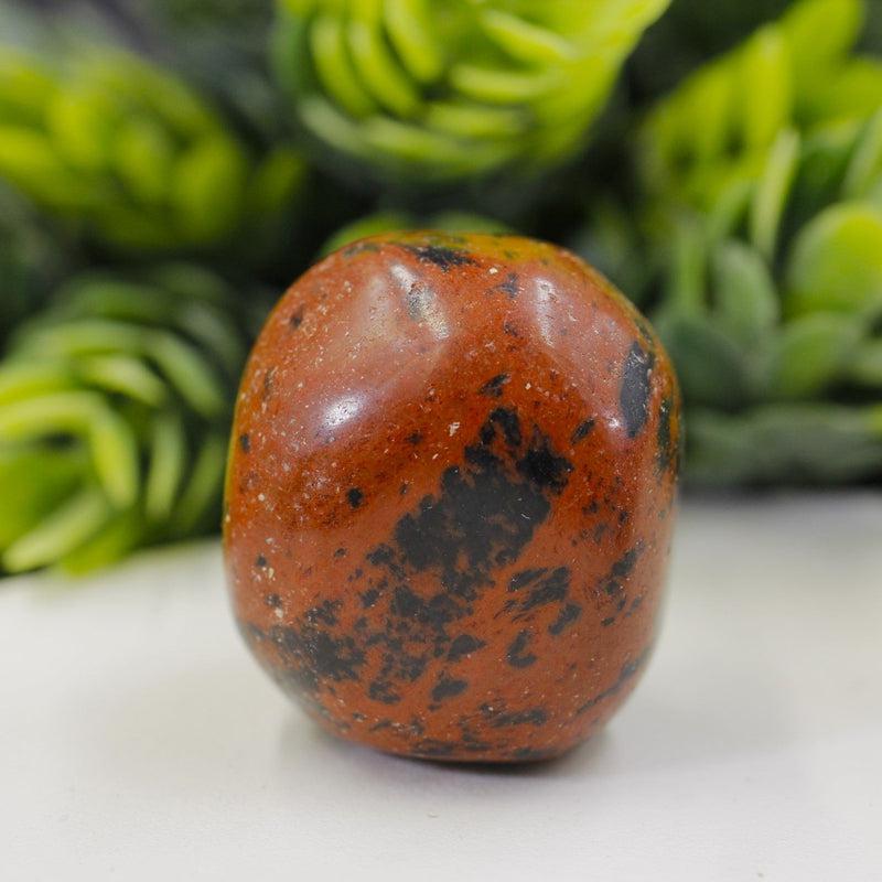Polished Mahogany Obsidian Tumble Stone || Confidence, Protection, Reliving Tension || India-Nature's Treasures