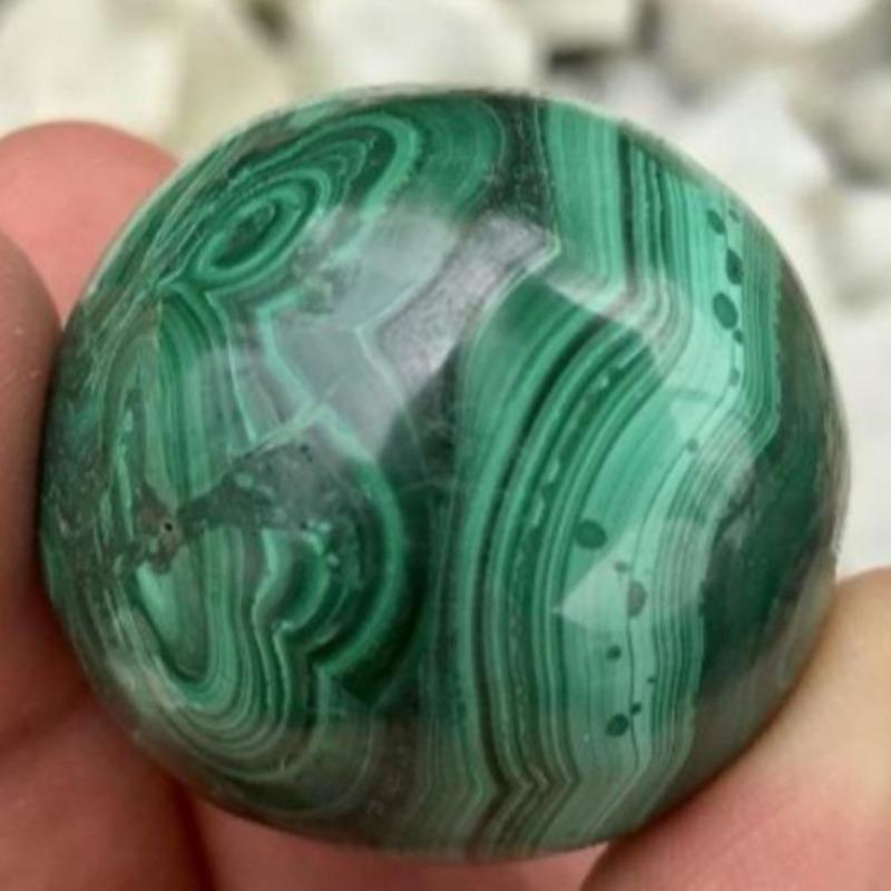 Polished Malachite Sphere || 35 MM-Nature's Treasures