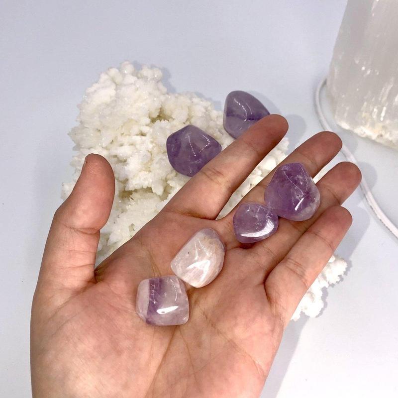 Polished Maraba Amethyst Tumbled Stones || Psychic Development & Protection || Brazil-Nature's Treasures