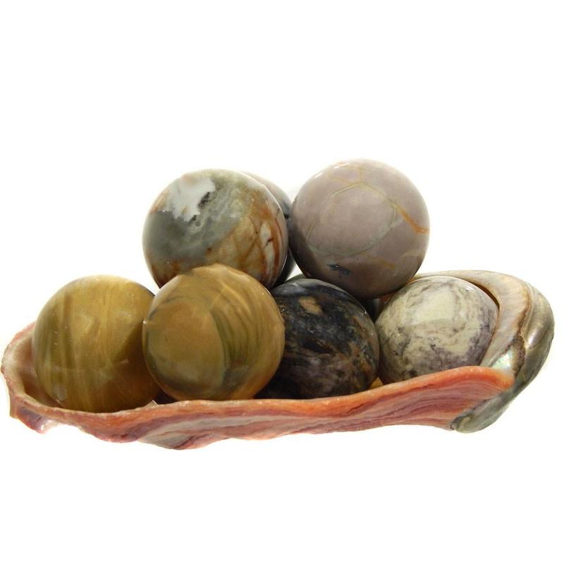 Polished Picasso Jasper Mini Sphere's || China-Nature's Treasures