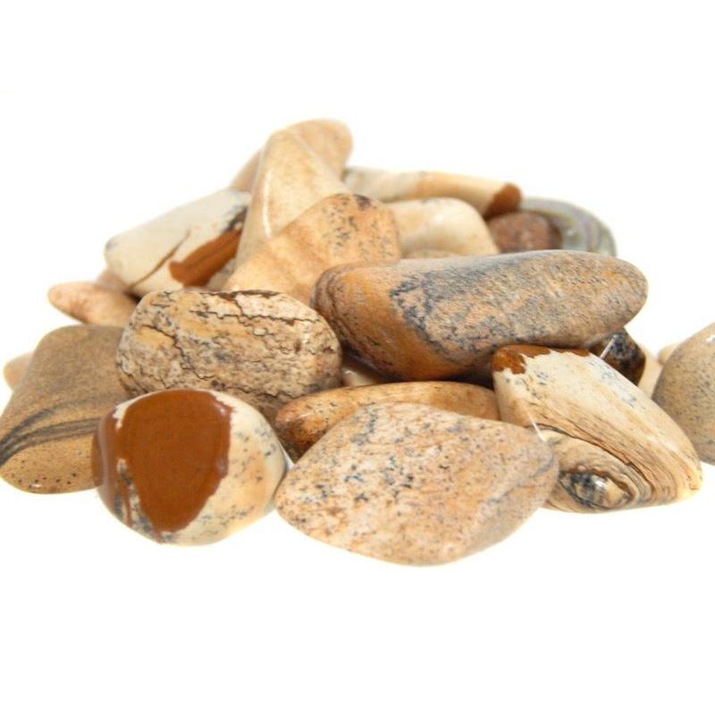 Polished Picture Jasper Tumbles || Grounding & Spiritual Learning || Brazil-Nature's Treasures