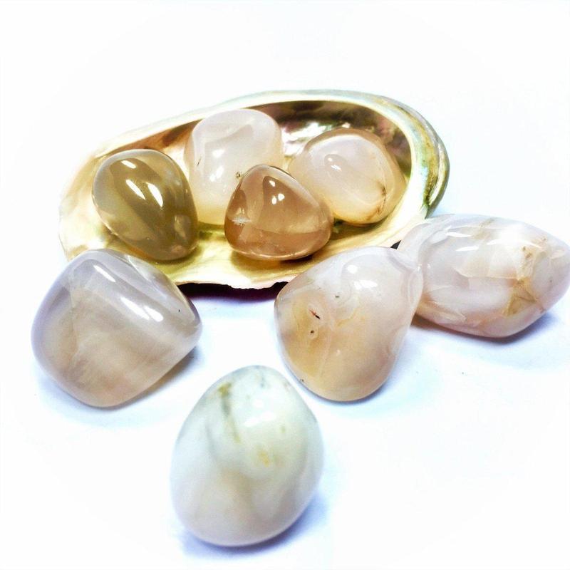 Polished Pink Chalcedony Tumbled Stones || Healing & Compassion || Brazil-Nature's Treasures