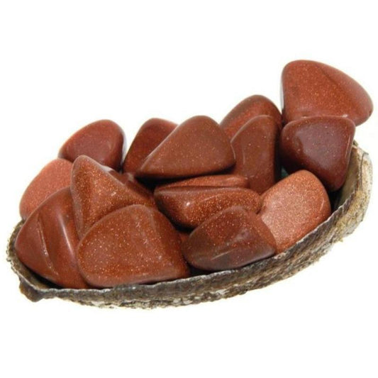 Polished Red Goldstone Tumbles || Enhancing Ambition, Grounding & Vitality || China-Nature's Treasures
