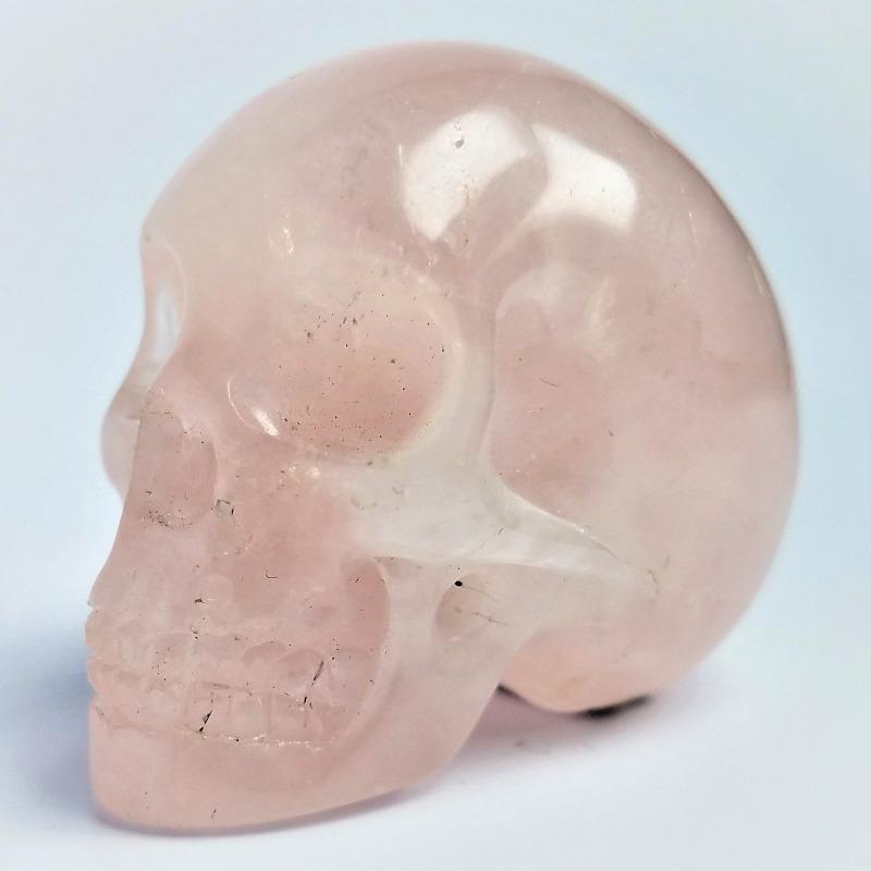 SHOW PRODUCT- Rose Quartz Skull Carvings || Brazil-Nature's Treasures