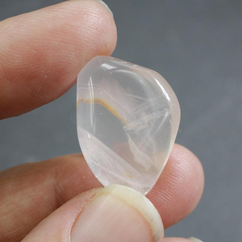 Polished Rose Quartz Tumble Stone || Self- Love, Emotional Healing, Anger Releaser || Brazil-Nature's Treasures