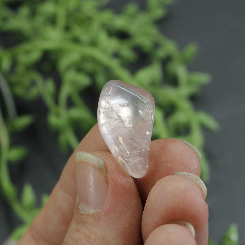 Polished Rose Quartz Tumble Stone || Self- Love, Emotional Healing, Anger Releaser || Brazil-Nature's Treasures