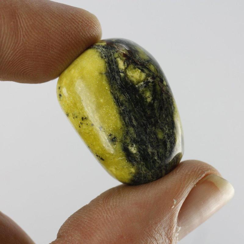 Polished Serpentine Tumble Stone || Balance, Cleansing, Physic Enhancement || Peru-Nature's Treasures