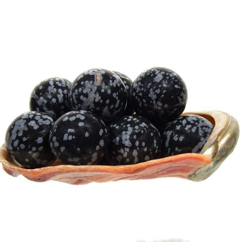 Polished Snowflake Obsidian Mini Sphere's || Mexico-Nature's Treasures