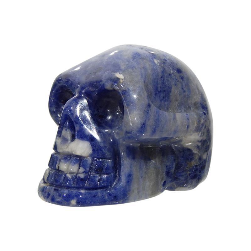 SHOW PRODUCT- Sodalite Skull Carvings || Brazil-Nature's Treasures