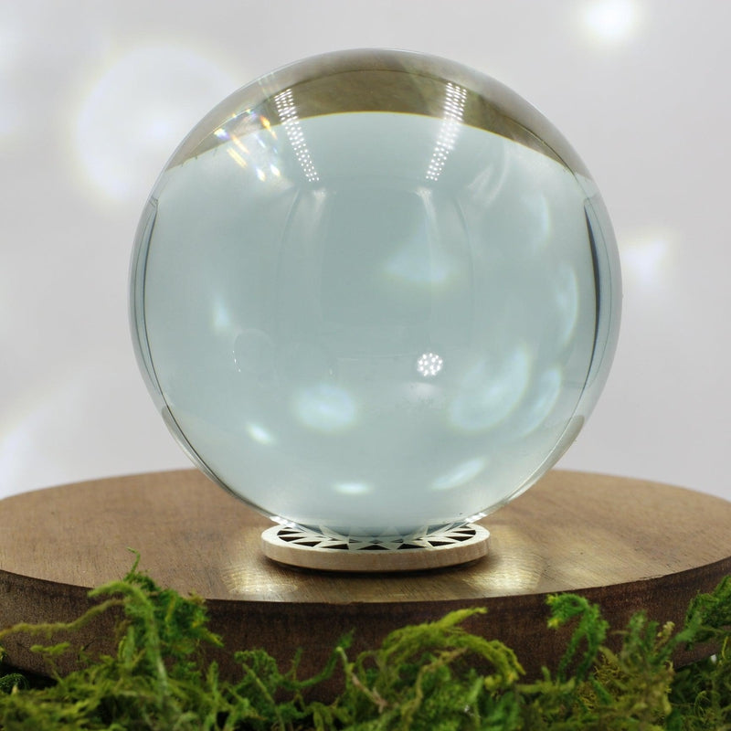 Polished Volcanic Ash Glass Sphere || 100 MM || Mexico-Nature's Treasures