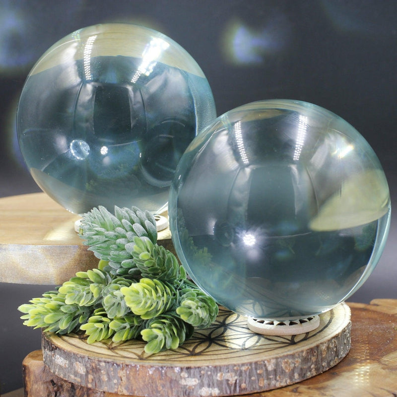 Polished Volcanic Ash Glass Sphere || 100 MM || Mexico-Nature's Treasures