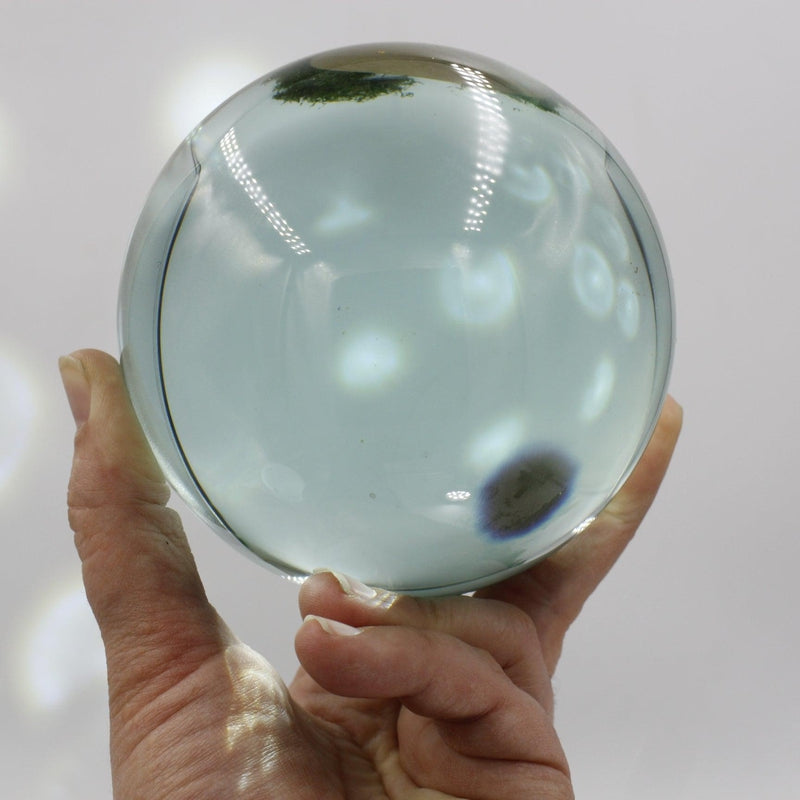 Polished Volcanic Ash Glass Sphere || 100 MM || Mexico-Nature's Treasures