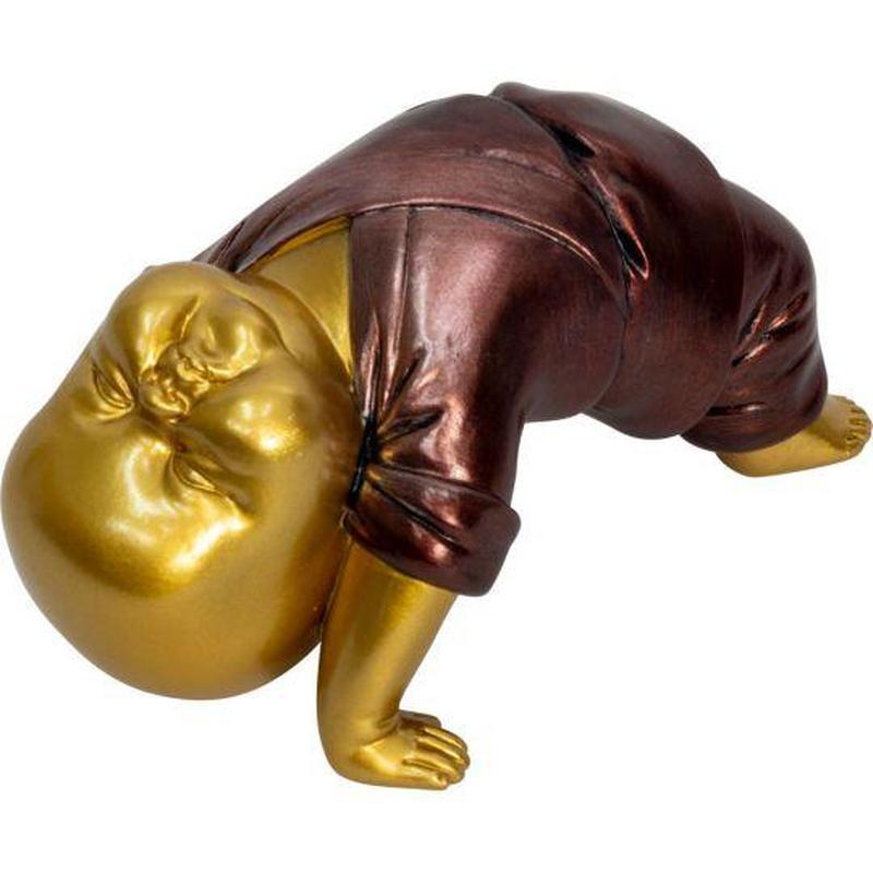 Polyresin Yoga Baby Monk - Wheel-Nature's Treasures