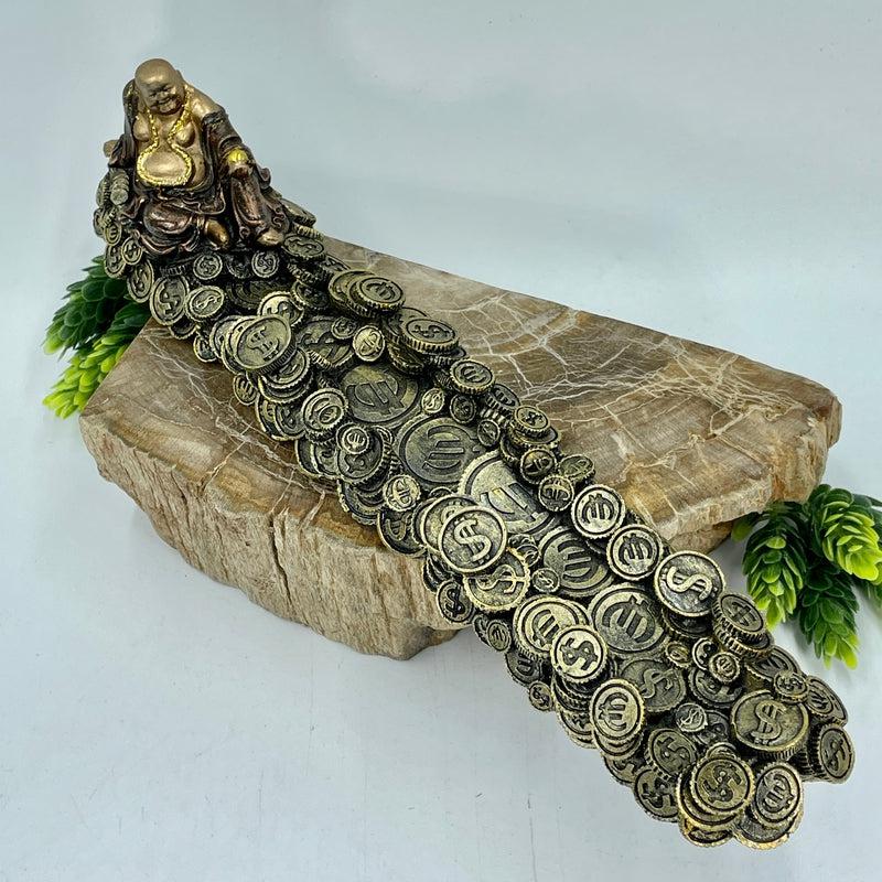 Prosperity Money Buddha Totem Incense Holder || Happiness, Abundant, Positivity-Nature's Treasures