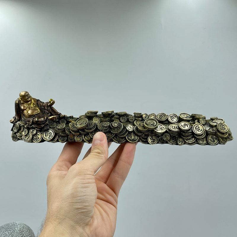 Prosperity Money Buddha Totem Incense Holder || Happiness, Abundant, Positivity-Nature's Treasures