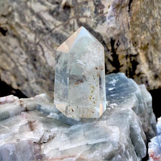 Quartz Point with Inclusions || Spiritual Amplifier, Cleansing || Madagascar-Nature's Treasures
