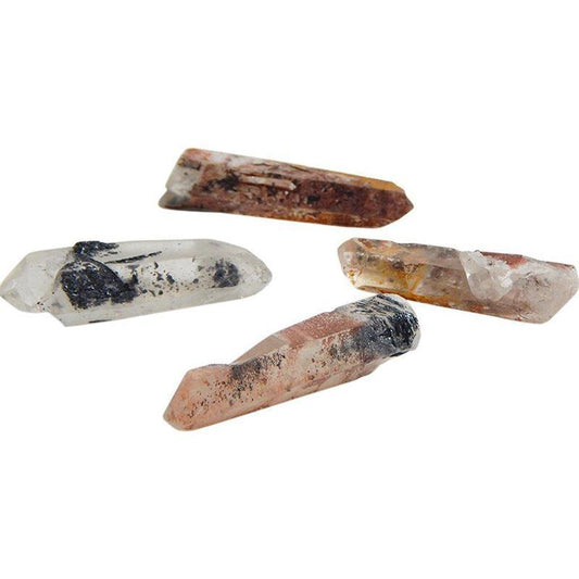 Quartz with Hematite Point-Nature's Treasures