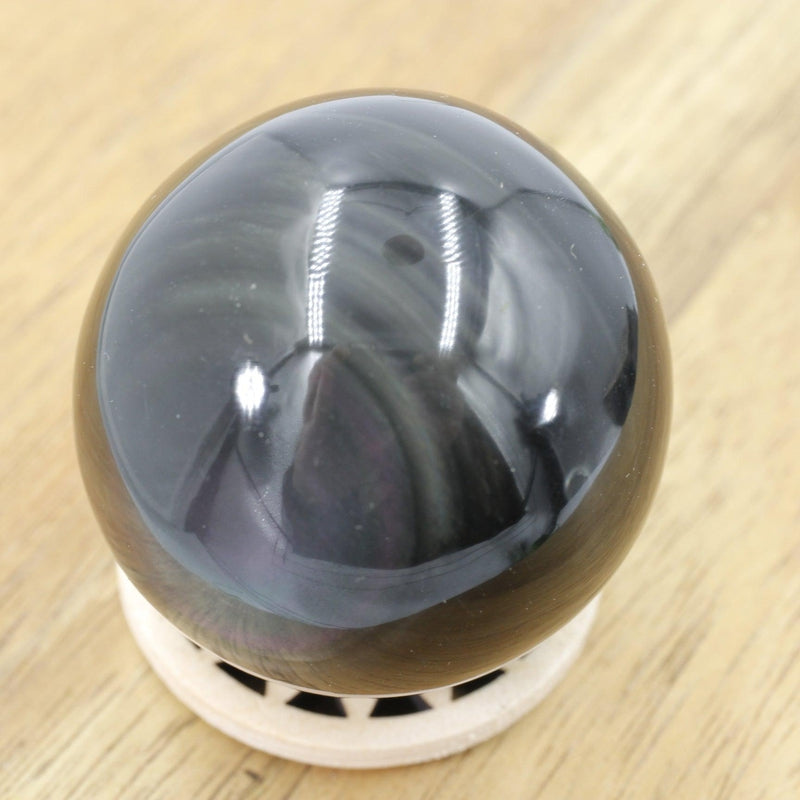 Rainbow Obsidian Sphere || 40mm || Protection, Recovering Emotional Past Wounds, Grounding || Mexico-Nature's Treasures