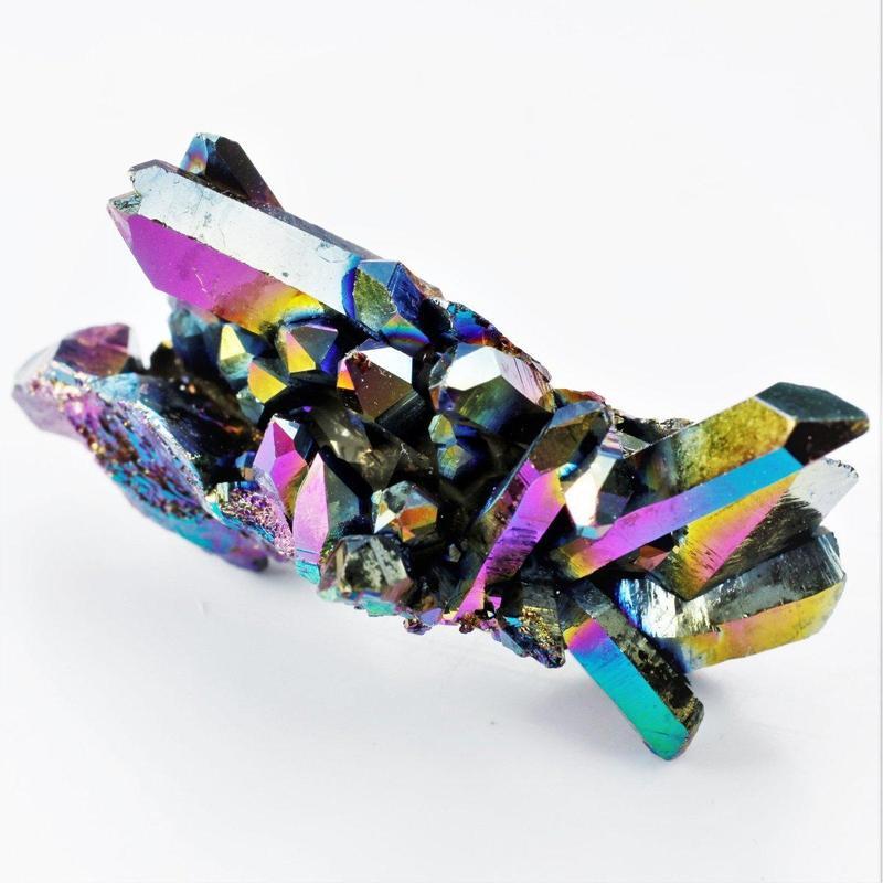 Rainbow Titanium Aura Quartz-Nature's Treasures