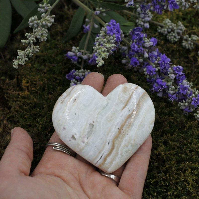 Rare Caribbean Aragonite Heart Kalat District, Pakistan-Nature's Treasures