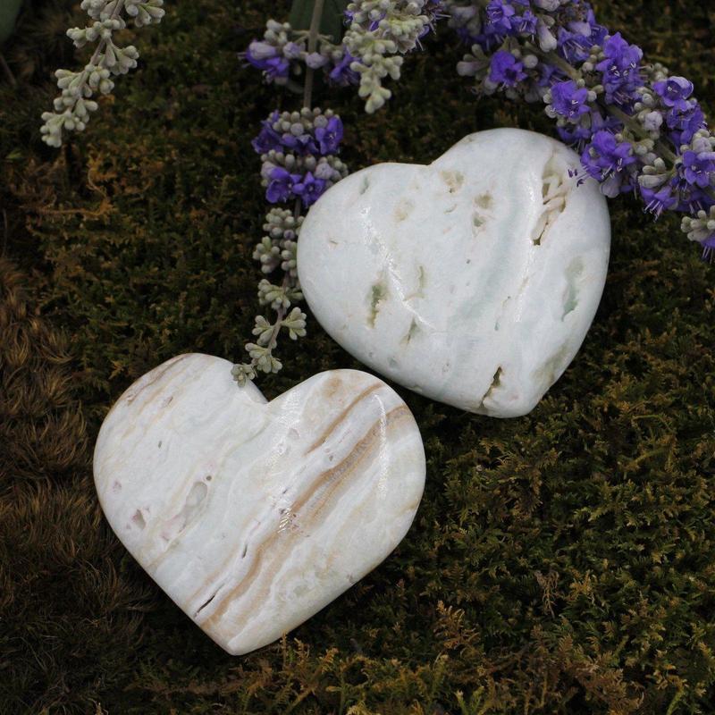 Rare Caribbean Aragonite Heart Kalat District, Pakistan-Nature's Treasures
