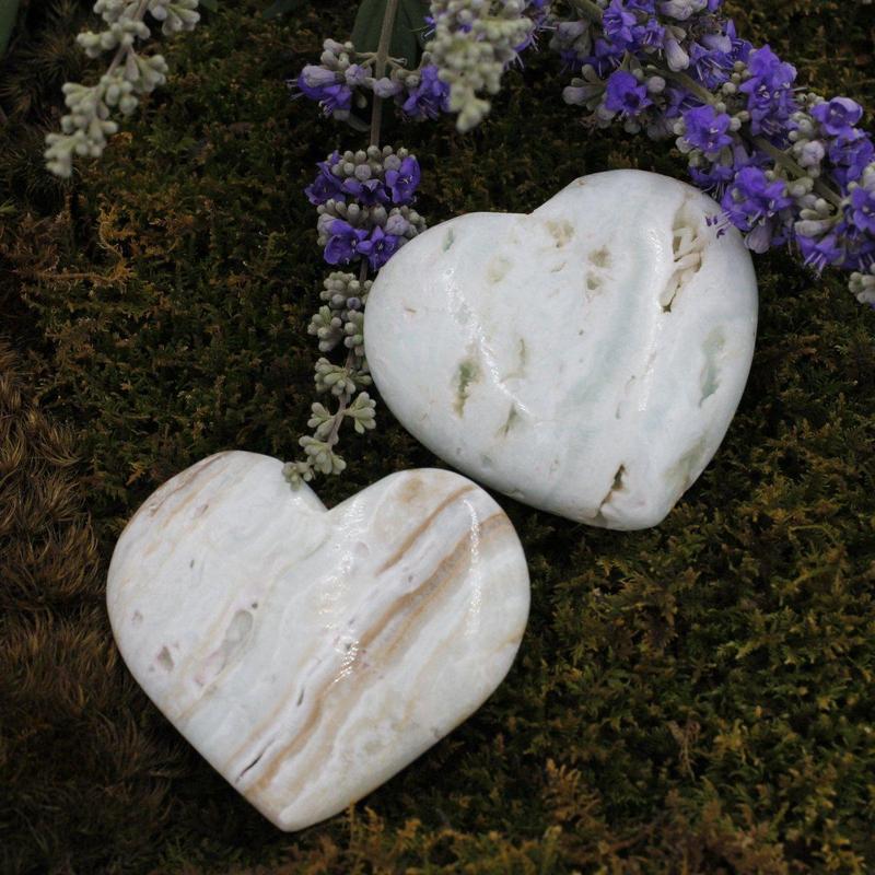 Rare Caribbean Aragonite Heart Kalat District, Pakistan-Nature's Treasures
