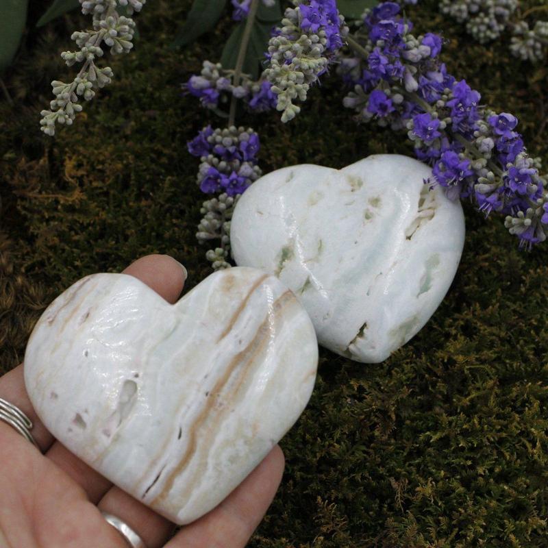 Rare Caribbean Aragonite Heart Kalat District, Pakistan-Nature's Treasures