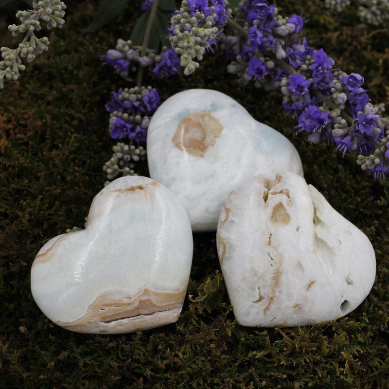 Rare Caribbean Aragonite Heart Kalat District, Pakistan-Nature's Treasures