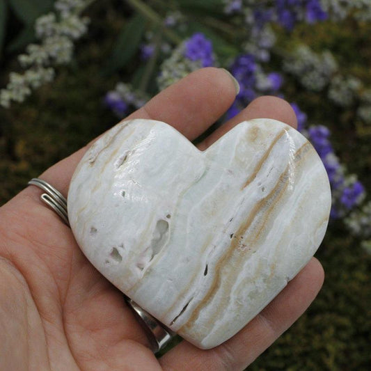 Rare Caribbean Aragonite Heart Kalat District, Pakistan-Nature's Treasures