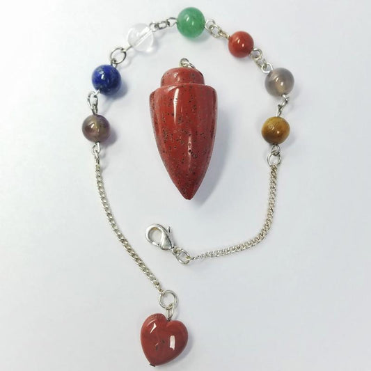 Red Jasper Chakra Pendulum-Nature's Treasures