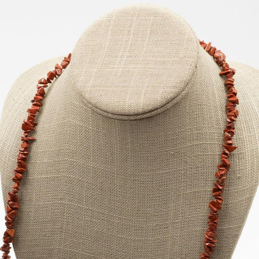 Red Jasper Chip Necklace-Nature's Treasures