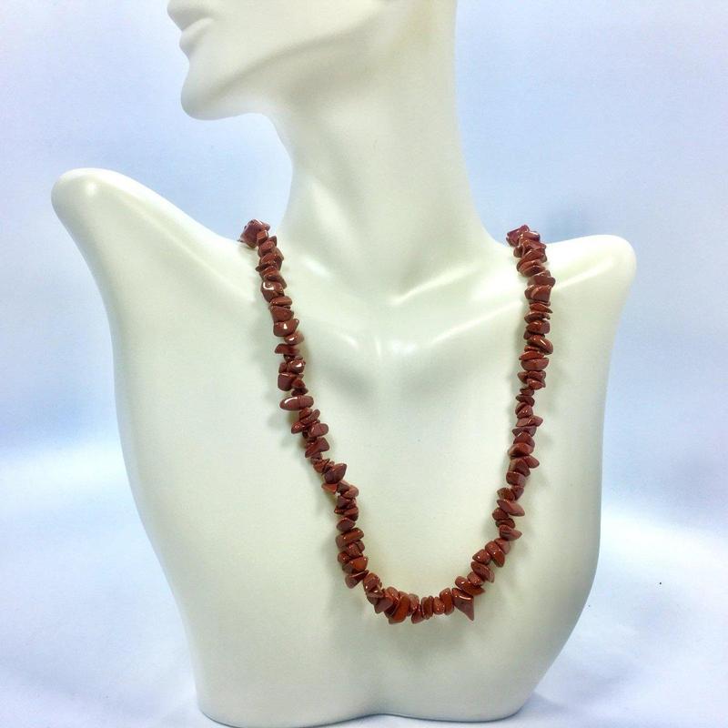 Red Jasper Chip Necklace-Nature's Treasures