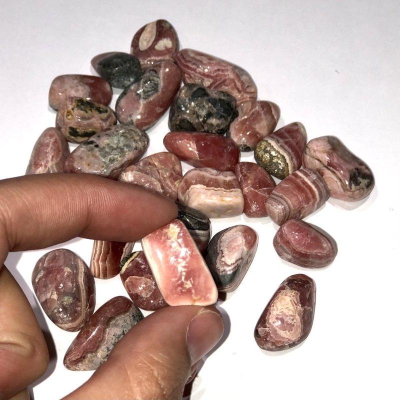 Rhodochrosite Tumble || Argentina-Nature's Treasures