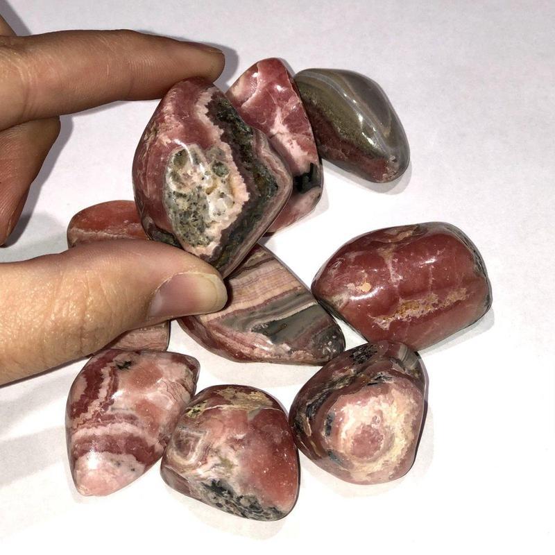 Rhodochrosite Tumble || Argentina-Nature's Treasures