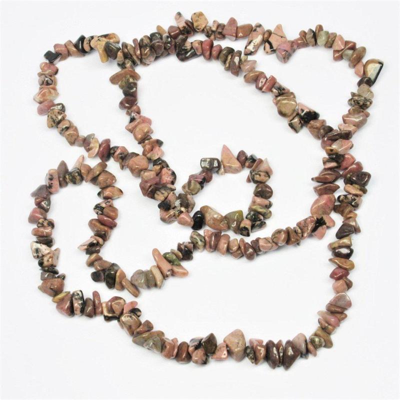 Rhodonite Chip Necklace || Self- Healing-Nature's Treasures