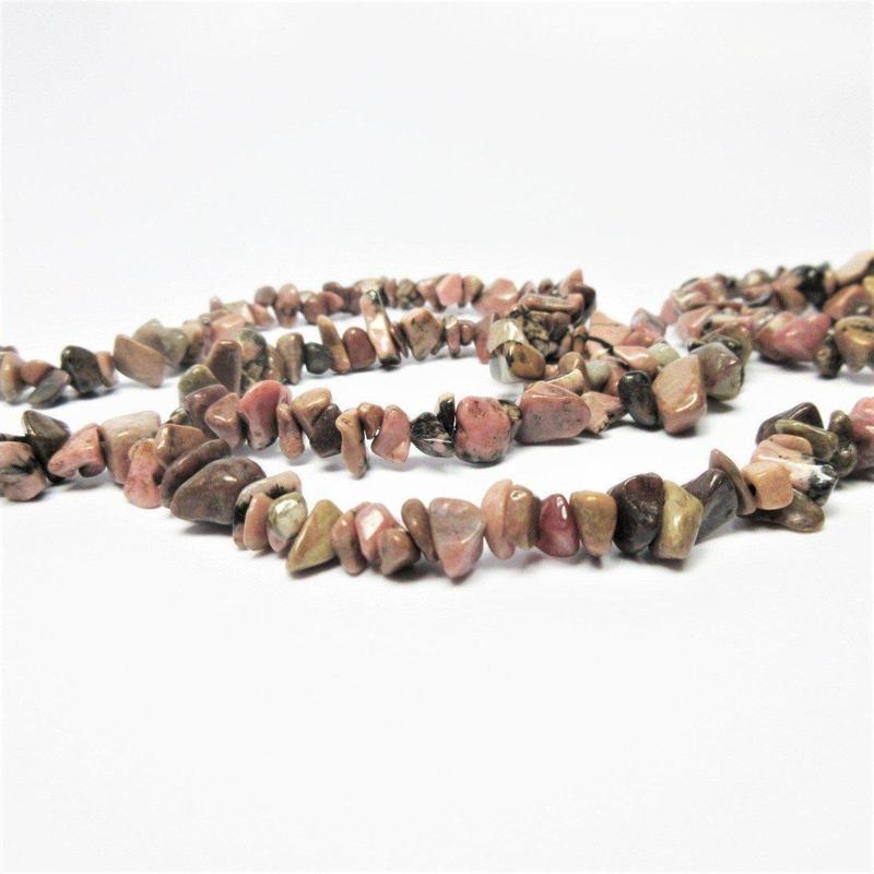 Rhodonite Chip Necklace || Self- Healing-Nature's Treasures