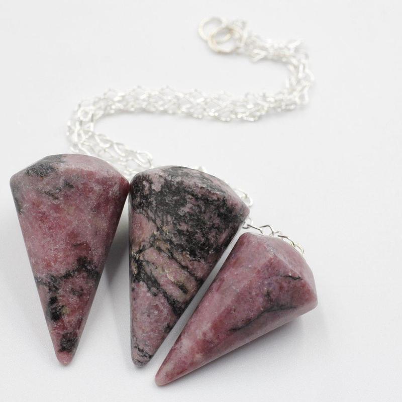 Rhodonite Pendulum || Emotional Balancer And Self-Healing-Nature's Treasures