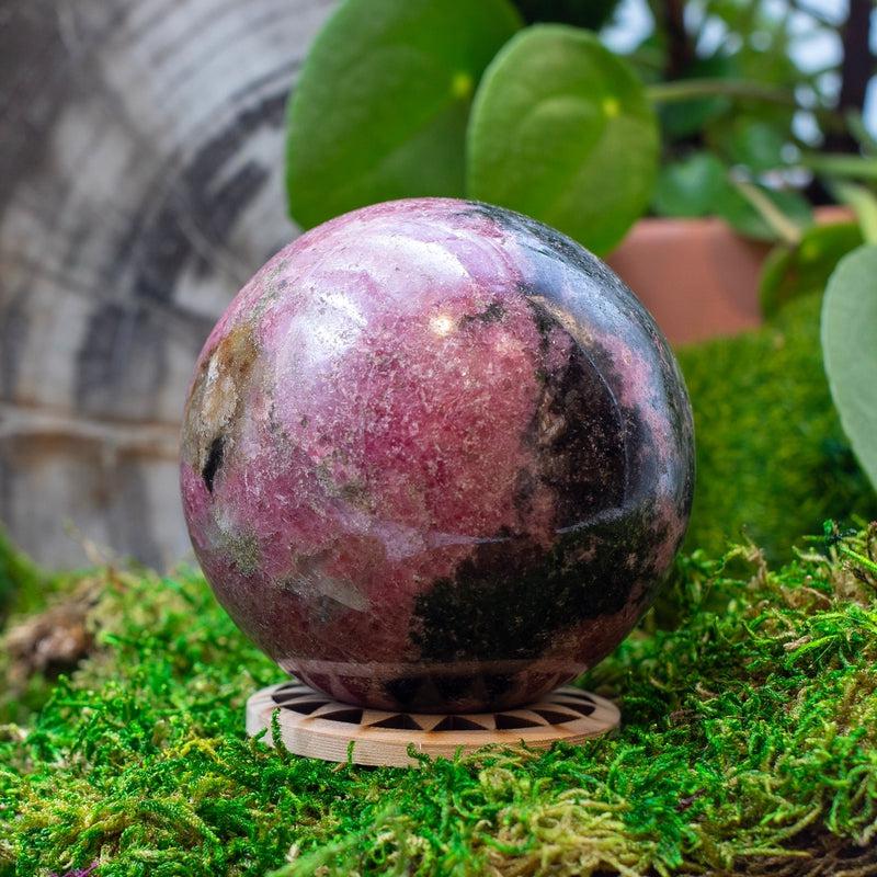 Rhodonite Spheres || Unconditional Love and Attraction || Madagascar-Nature's Treasures