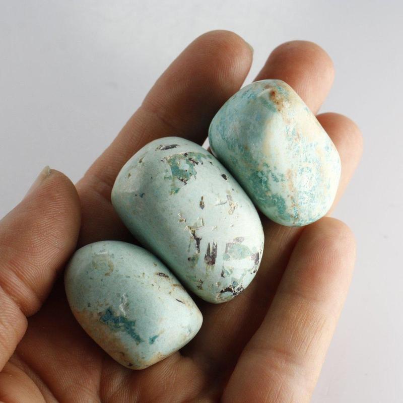 Robins Egg Chrysocolla Tumble-Nature's Treasures