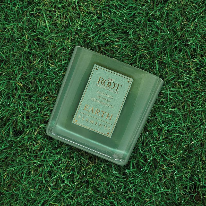 Root Candles Elements Collection || Earth - Oakmoss, Vetiver & Cedarwood-Nature's Treasures