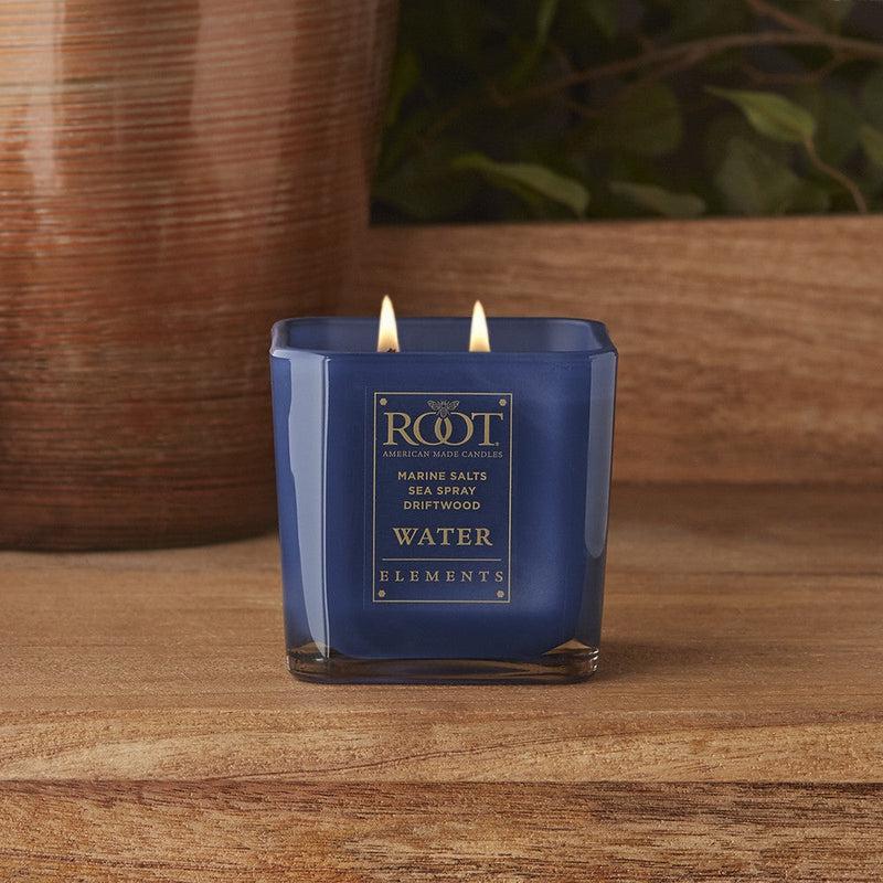 Root Candles Elements Collection || Water - Marine Salts, Sea Spray & Driftwood-Nature's Treasures