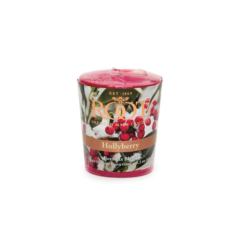 Root Candles Holiday Legacy Collection || Hollyberry-Nature's Treasures