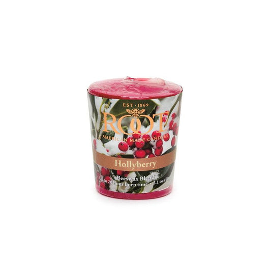 Root Candles Holiday Legacy Collection || Hollyberry-Nature's Treasures