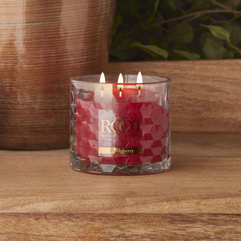 Root Candles Holiday Legacy Collection || Hollyberry-Nature's Treasures